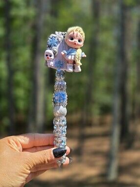 Elsa - Frozen Themed Beaded Rhinestone Bling Pen